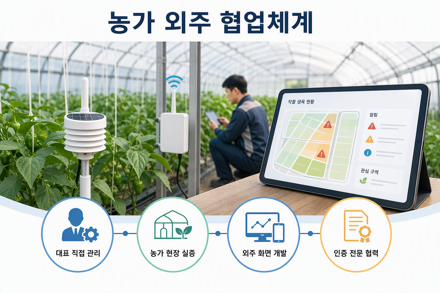 농가·외주 협업체계